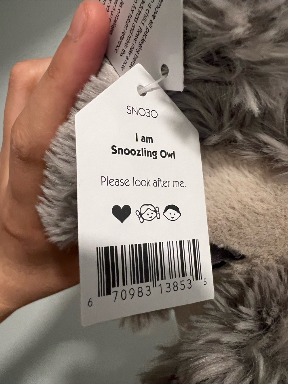 Jellycat Snoozling Owl NWT - Picture 3 of 4
